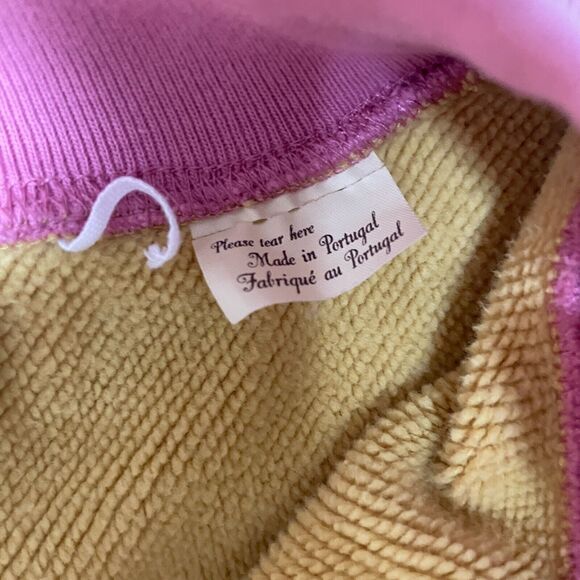 SAMPLE Levi's Vintage Clothing‎ Fleece Cardigan Lemon Orange mens size Medium - Picture 3 of 9